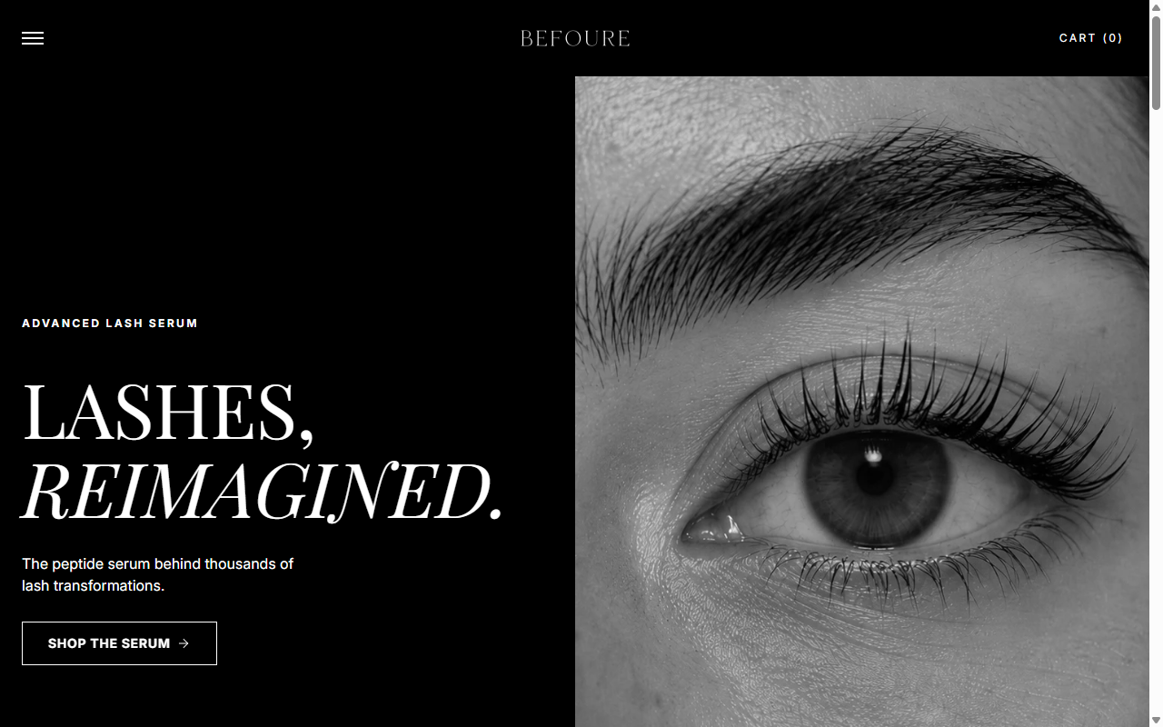BEFOURE website preview